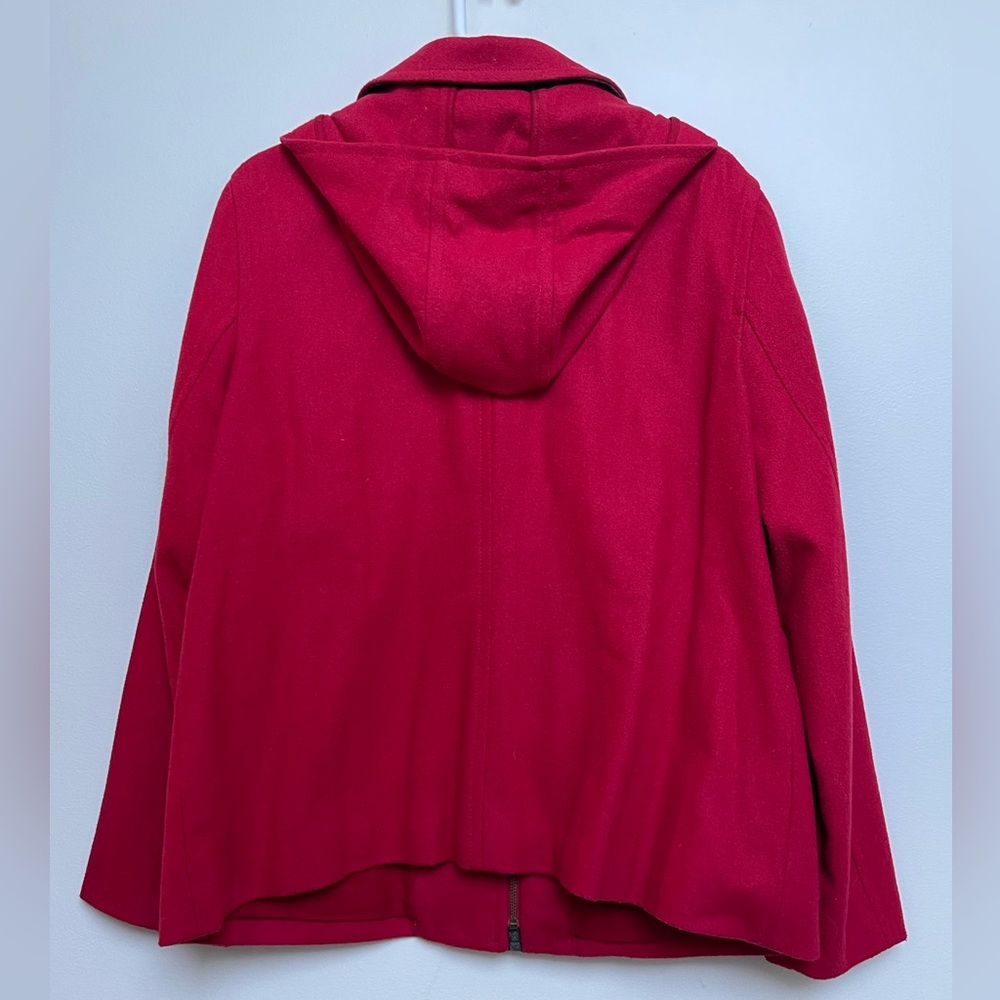 OLD NAVY PEA COAT - Size XL, Red - Picture 4 of 6